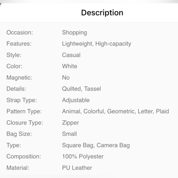 Chic Quilted White Shoulder Bag with Gold Accents in Great Condition - Picture 5 of 5